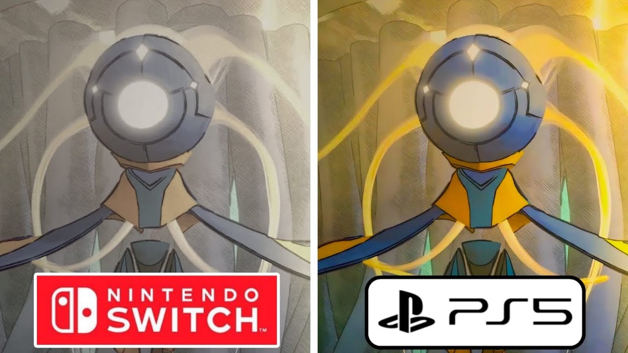 Mio Memories in Orbit PS5 vs Nintendo Switch Graphics Comparison