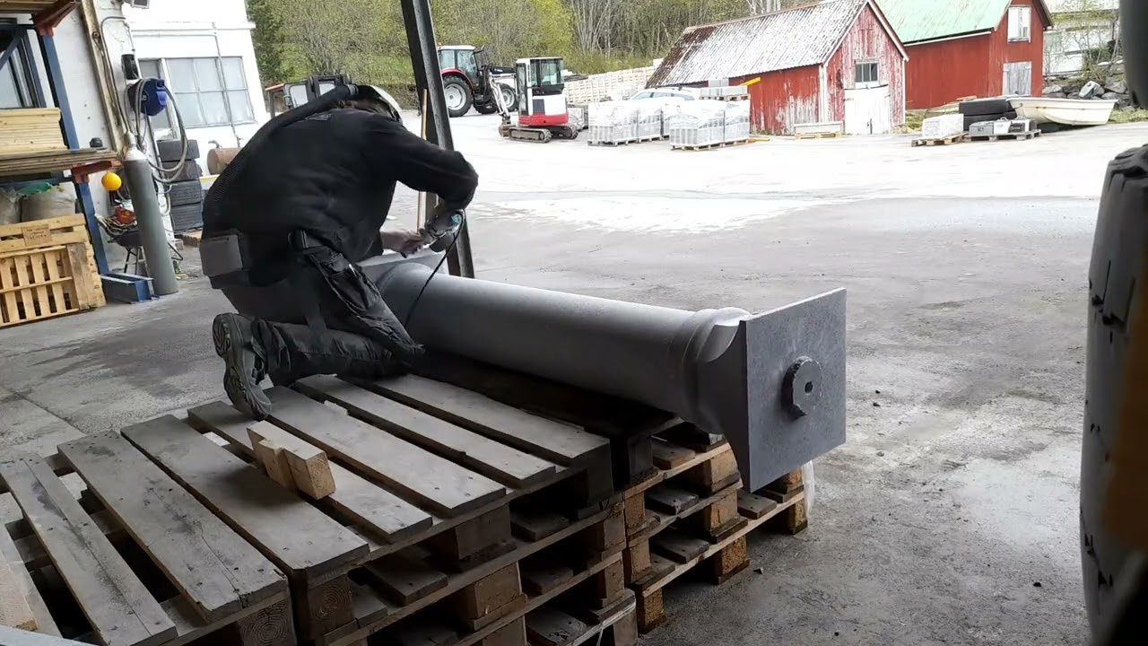 Slipearbeid fjerning av cnc spor