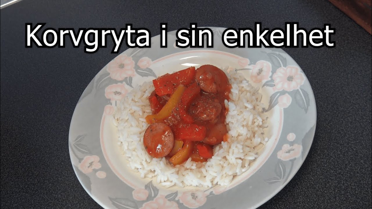 Korvgryta i sin enkelhet - Riktigt basic