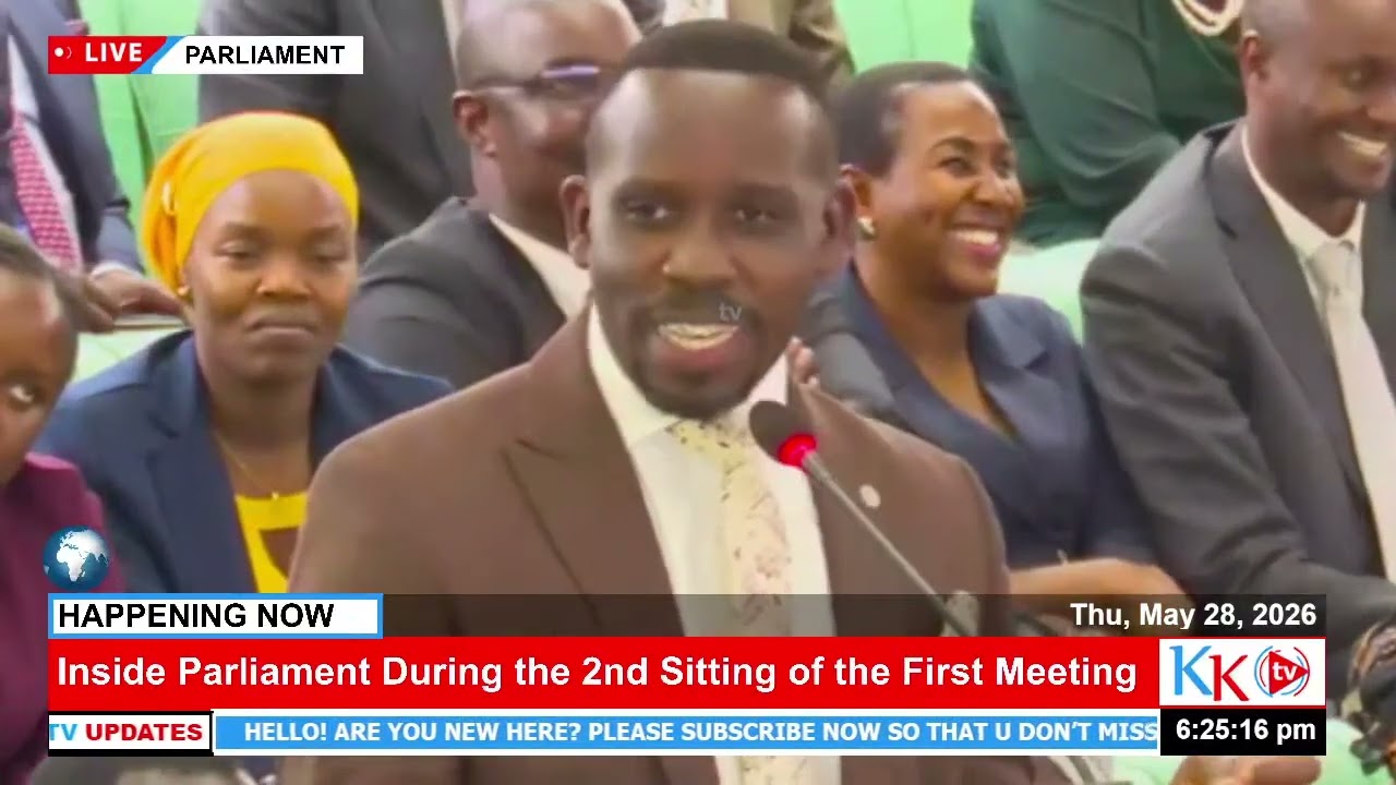 Joel Ssenyonyi First Speech as New  LOP in Parliament