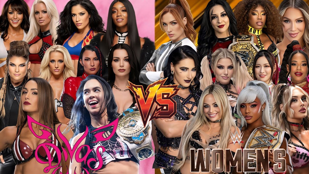 WWE DIVAS ERA FINISHERS VS MODERN WOMEN'S ERA FINISHERS
