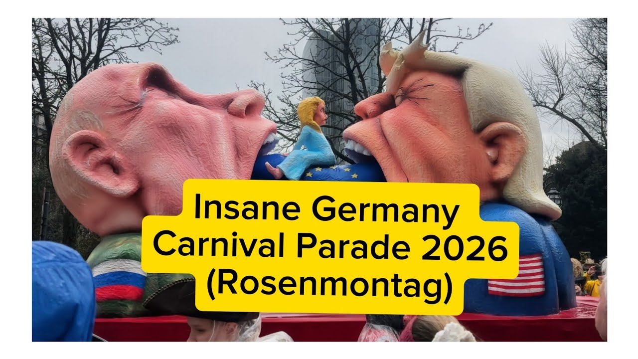 INSANE German Carnival Parade 2026! (Düsseldorf Rosenmontag 4K)RAW Footage