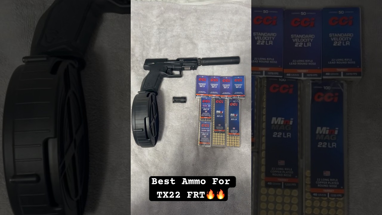 Best Ammo For TX22 FRT!!!🔥🇺🇸 #airsoft #airsoftgun #nerf #pov