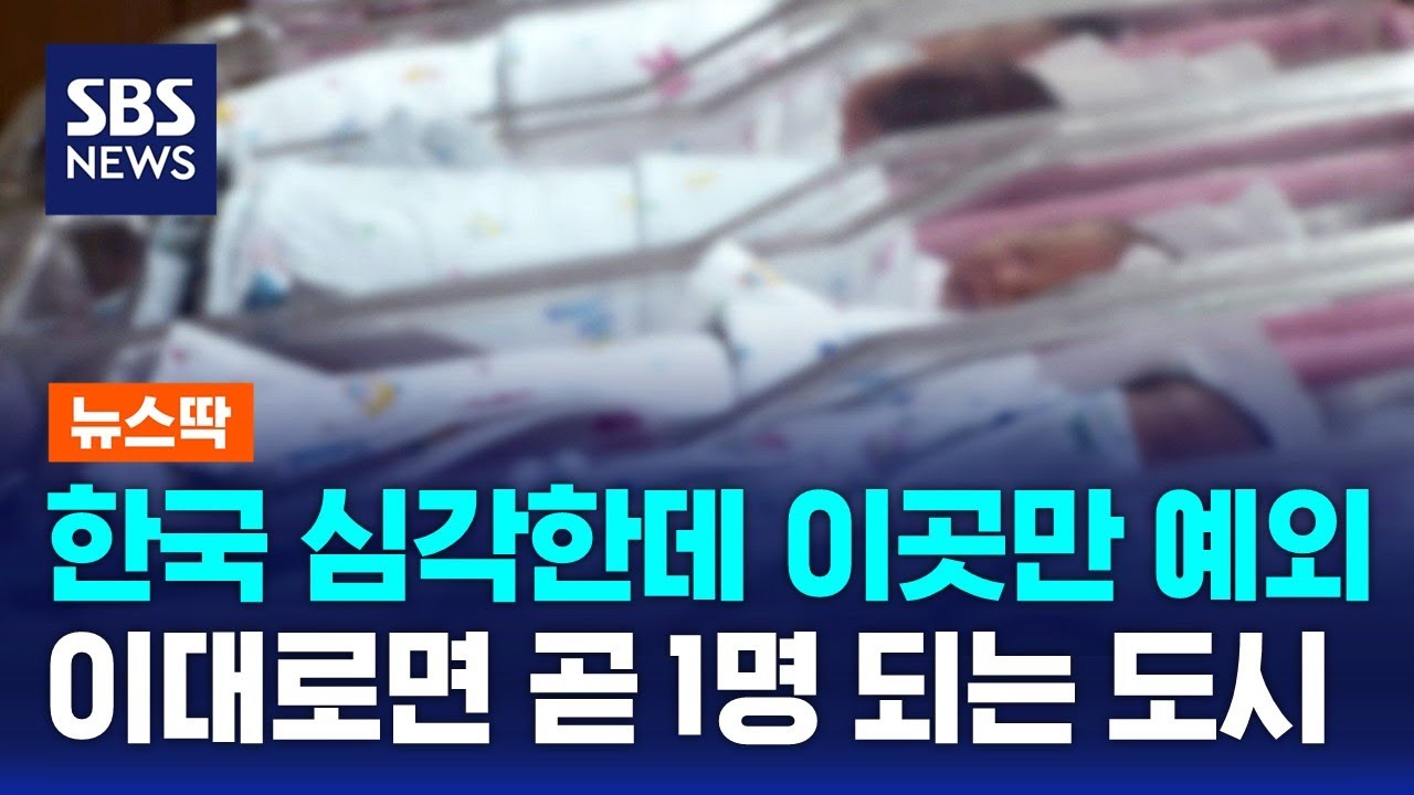 한국 심각한데 이곳만 예외&hellip;이대로면 곧 1명 되는 도시 / SBS / 뉴스딱