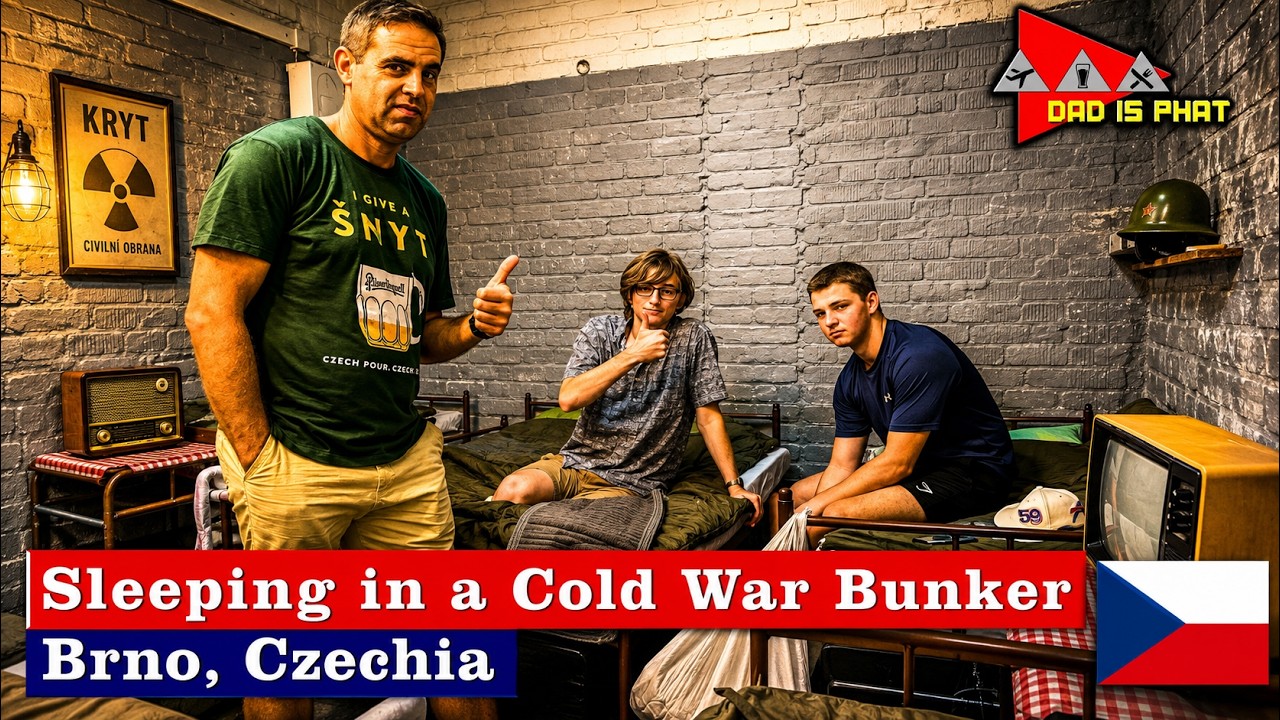 Cold War Nuclear Bunker and Alanis Morrissette in Brno, Czechia