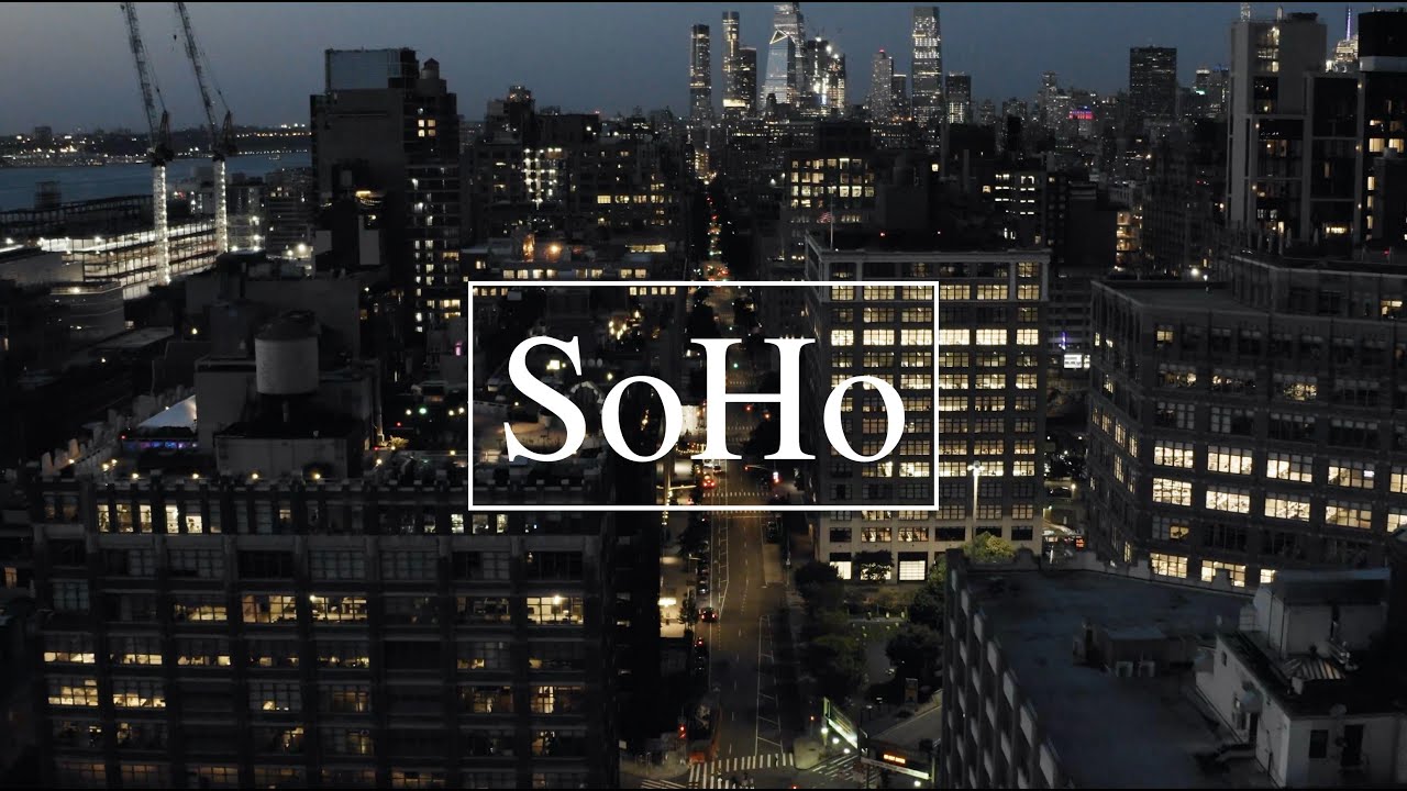 SoHo New York City 4k Drone