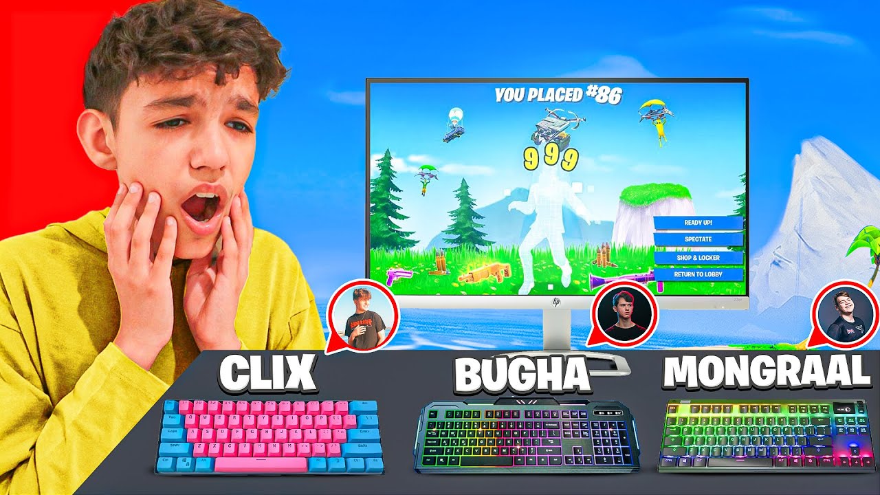 I Played Arena But Every Death I Use A Different Pro Players Keyboard!