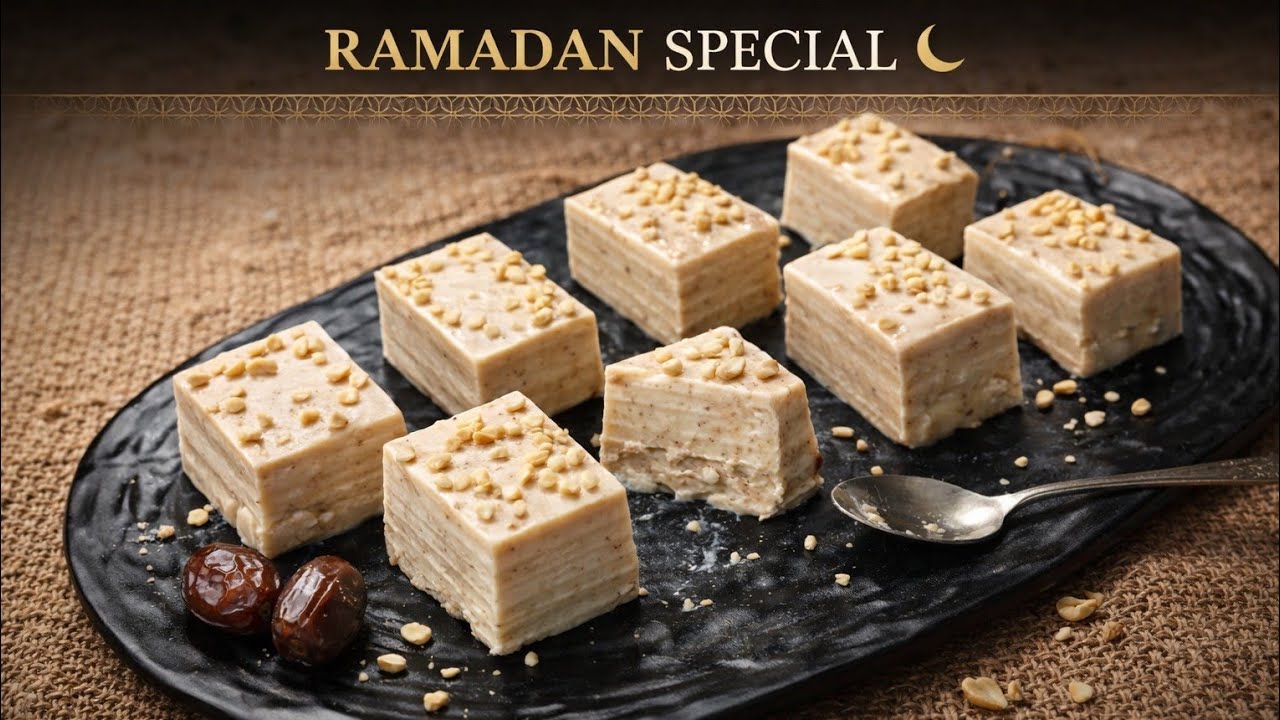 ரமழான் ஸ்பெஷல் 🌙 Rich Dates Kadalpasi Pudding | Iftar Sweet Recipe | Healthy Dessert