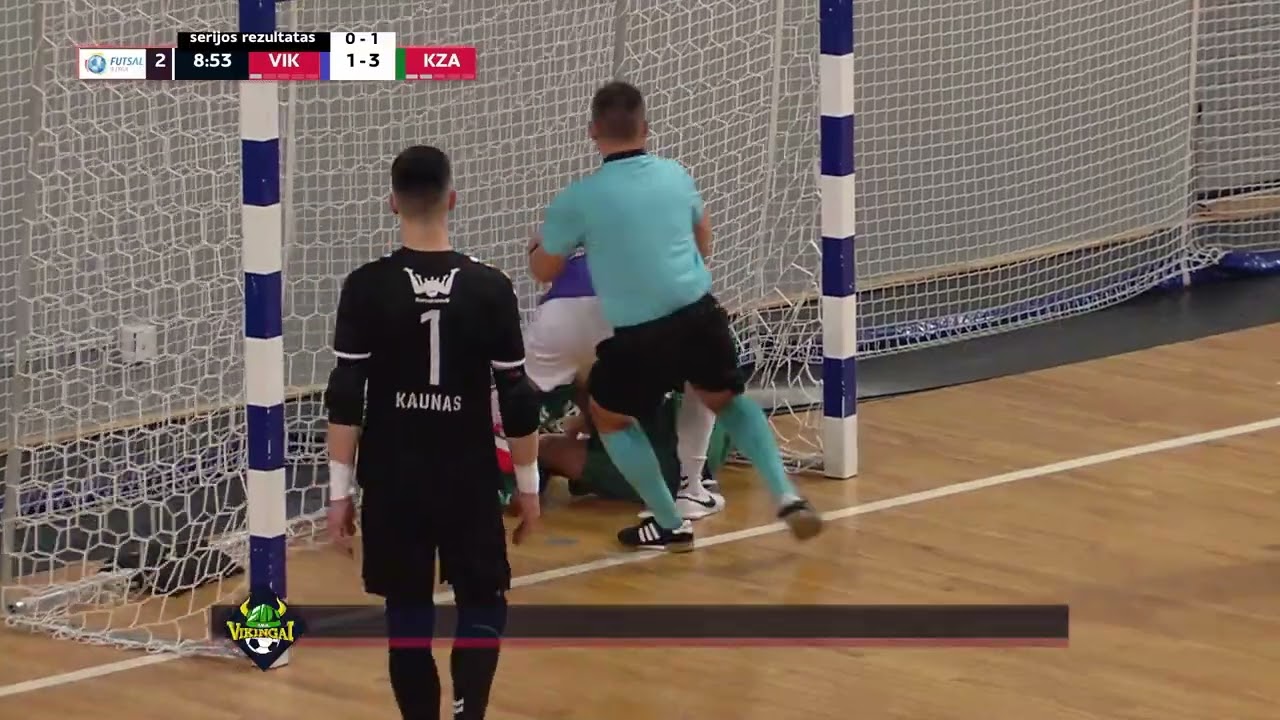 Futsal A lyga. Jonavos Vikingai –  Kauno Žalgiris // Apžvalga