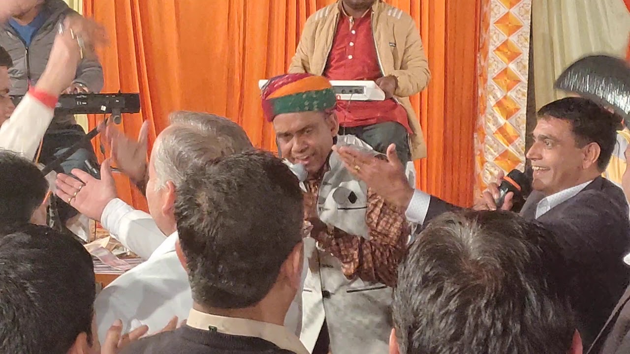 ओ जी ओ भंवर सा ढल आई मांझल रात , महिपाल सैनी ने गाया  शादी में बहुत ही सुंदर गीत  सब लोग झुम उठे