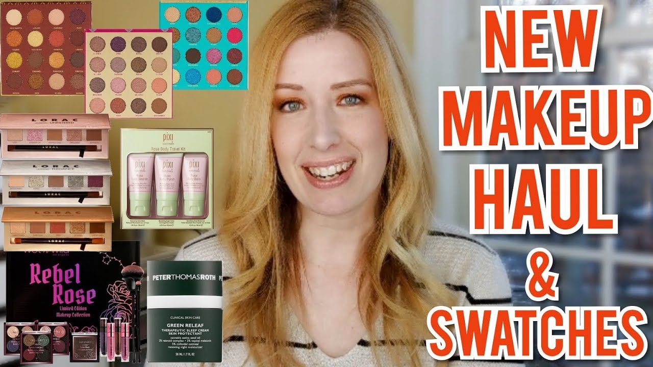 NEW MAKEUP SUNDAY 2/17/19 | NEW COLOR STORY PALETTES, PIXI BEAUTY, WET N WILD, LORAC, SKINCARE