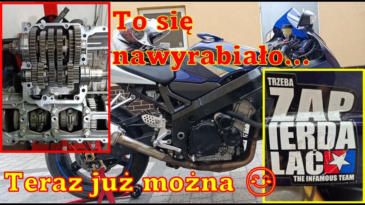 SUZUKI GSXR-750  K5 - gruba naprawa skrzyni😱💰i  usterek wiele🤪