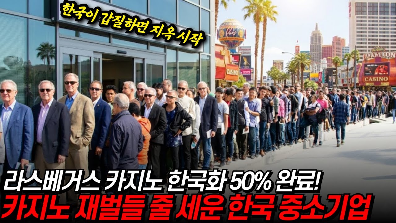 미국 카지노 재벌들이 한국 중소기업에 쩔쩔매는 이유 