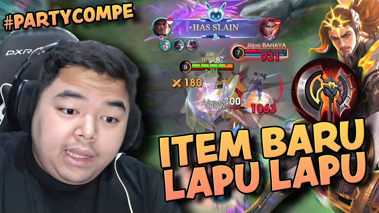 GABUNGAN WAR AXE + BLOODLUST AXE DIPAKE LAPU LAPU JADI MAKIN GAMPANG UNTUK PUSH KE MYTHIC!! #MLBB