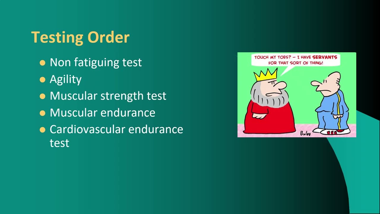 M3   Fitness Assessment Audio presentation