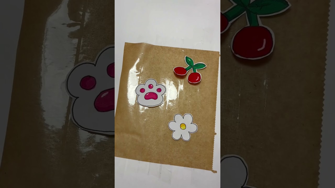 Diy naklejki🩷 #diy #shorts #naklejki #art #homemadepapercraft