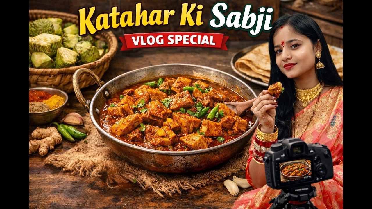 घर पर बनाएं स्वादिष्ट कठल की सब्जी | Kathal Ki Sabzi Recipe