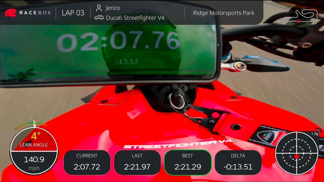 Using Racebox Mini at the Track