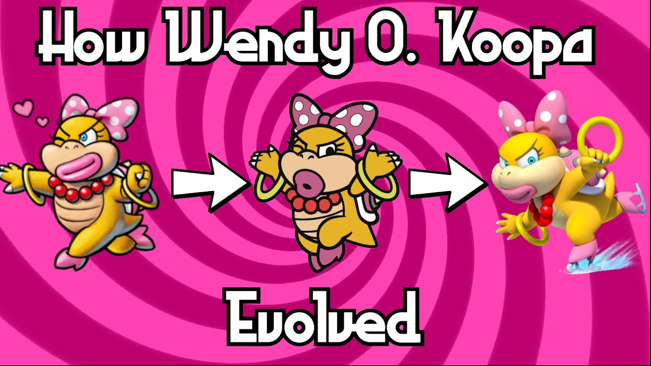 Evolution of Wendy O. Koopa (1988-2020)
