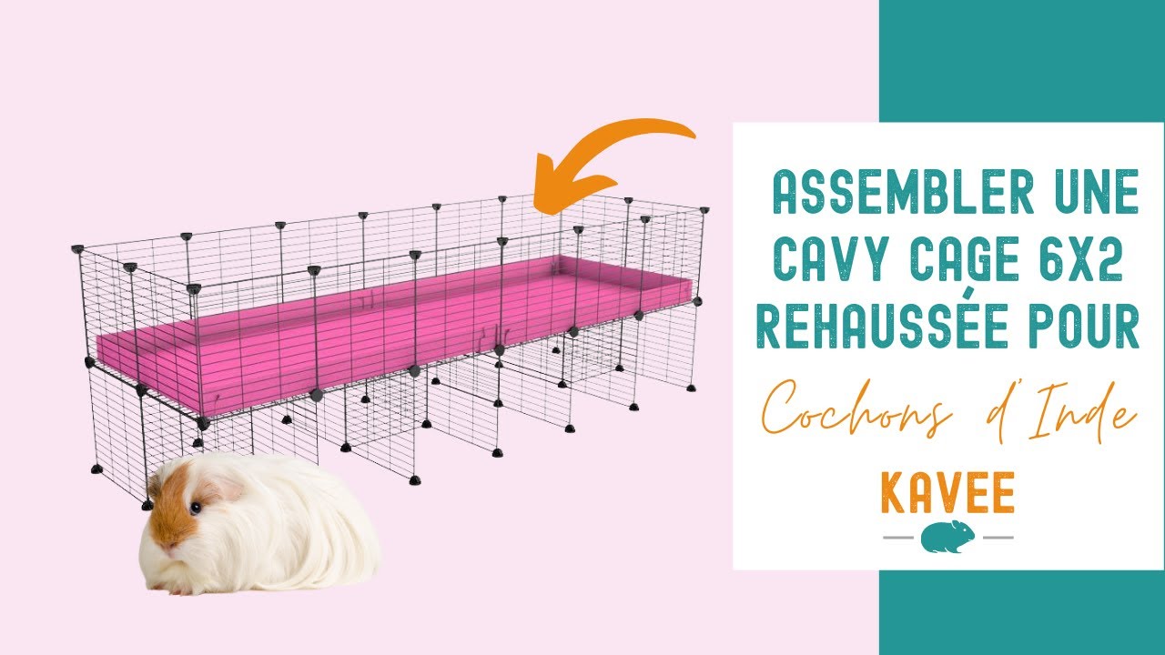 [FR] TUTO : Assemblage d'une cavy cage KAVEE 6x2 rehaussée