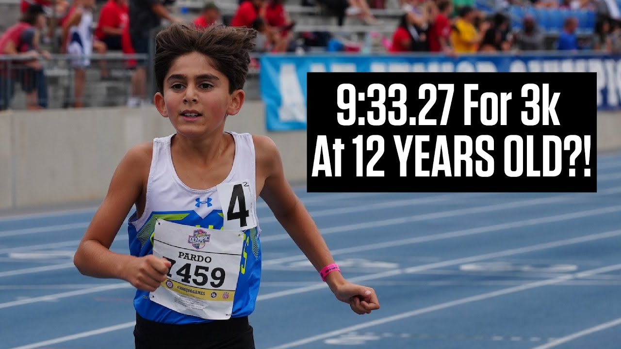 12-Year-Old DEMOLISHES 3k National Record That Stood For 36 Years At AAU Junior Olympics 2023!