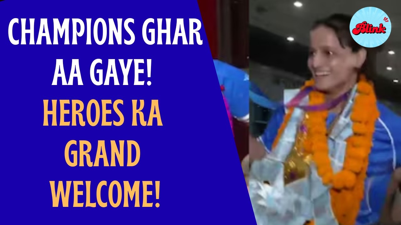 India&rsquo;s CWG 2026 Gold Medallists Receive Grand Welcome at Delhi Airport | Champions Return Home
