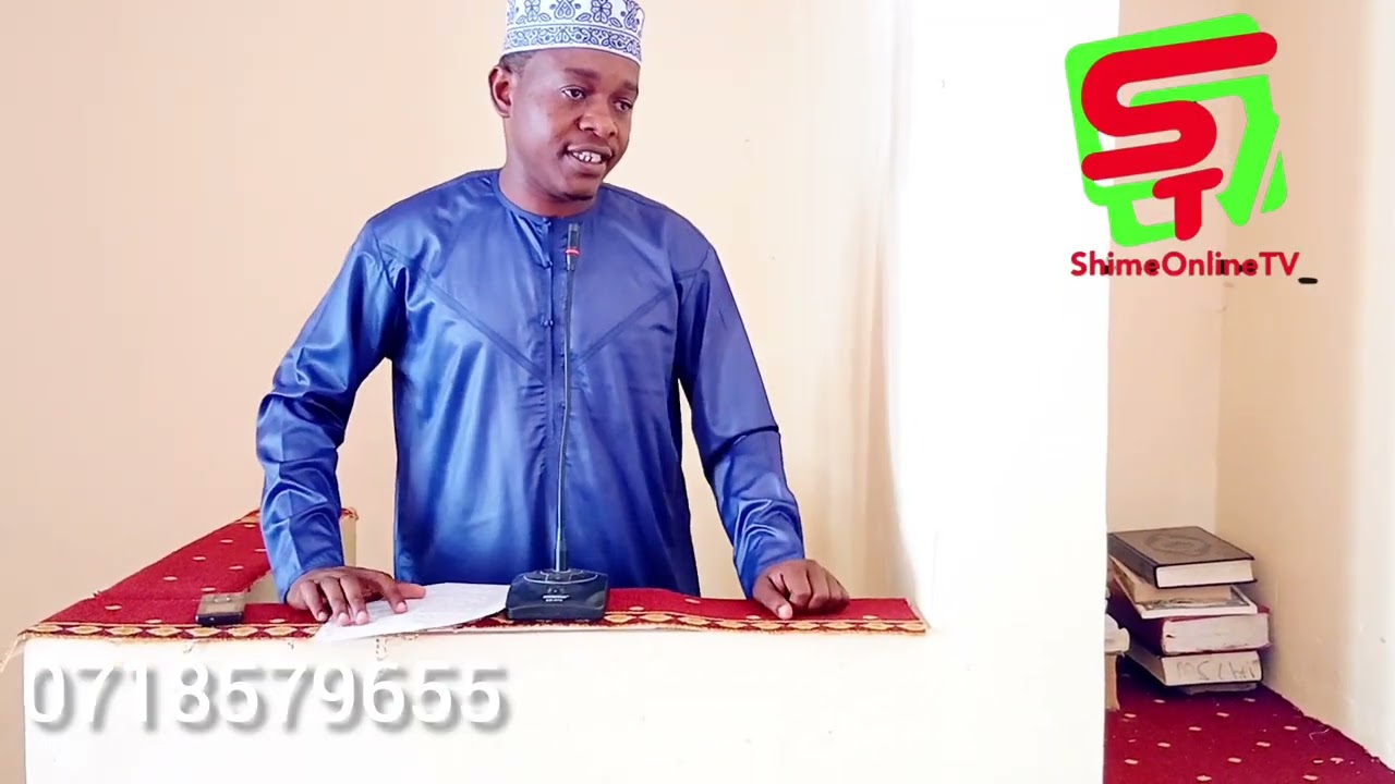 KHUTBA YA IJUMAA IKKLETWA NA UST MUAMBO SHIME MADA UMUHIM WA WAKATI