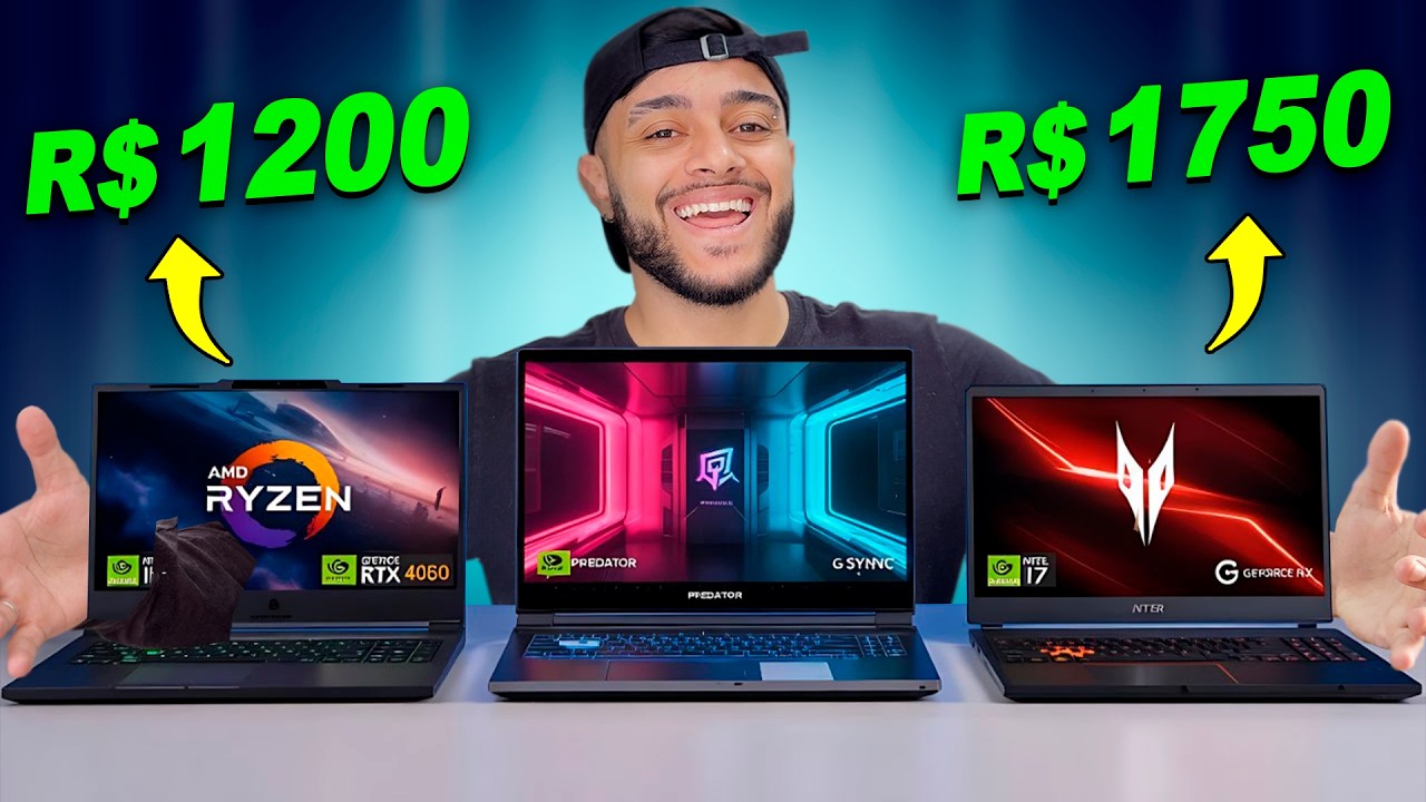 TOP 7 MELHORES Notebook POTENTE CUSTO-BENEF&Iacute;CIO em 2026!!! - BOM e BARATO!