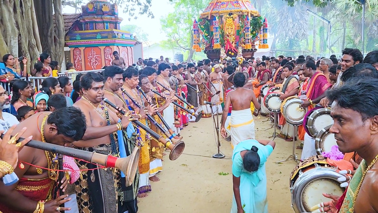 இன்று காலை-இந்த அடிக்கு ஆடாமல் இருக்க முடியுமா-காரைநகர் மடத்துக்கரை முத்துமாரி அம்மன்-SL Jaffna.