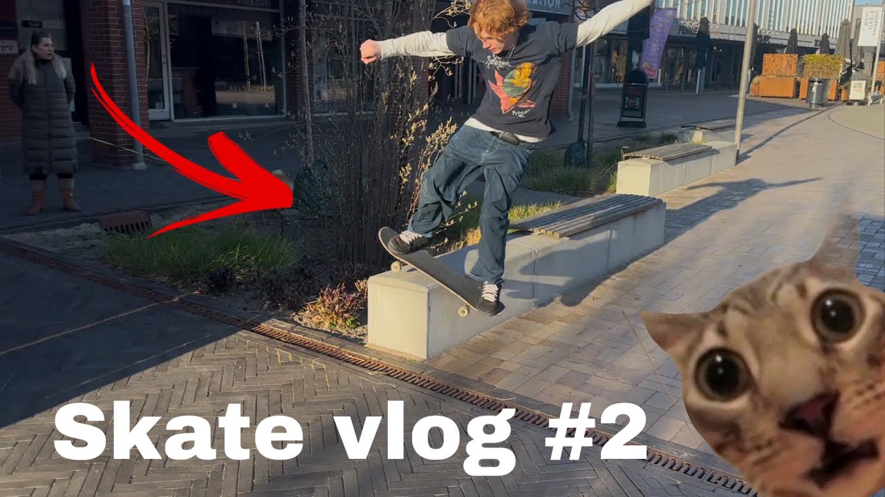 Street skating with my friends - Skate vlog #2