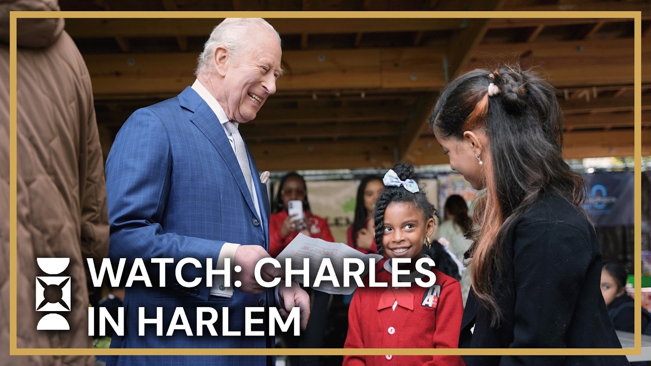 WATCH: King Charles Visits Community Organisation In Harlem