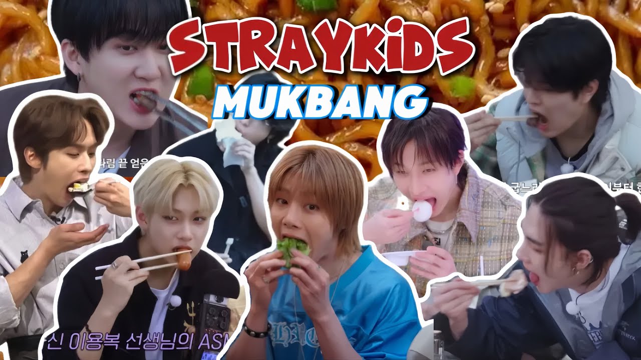 STRAYKIDS MUKBANG 🍜🥩| #straykids #skz #mukbang #kpop #asmr #stay #sullymukbang #fyp | Sully Mukbang