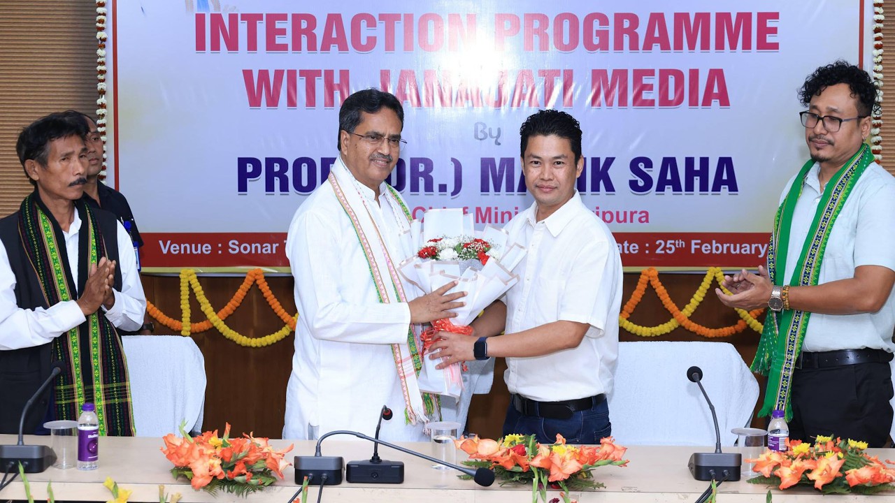 Khumulwng Pressclub ni Luwajijakma baiTiprasa KoktwmaThumnairok Hasteni Mantri okrabai kokchap panda