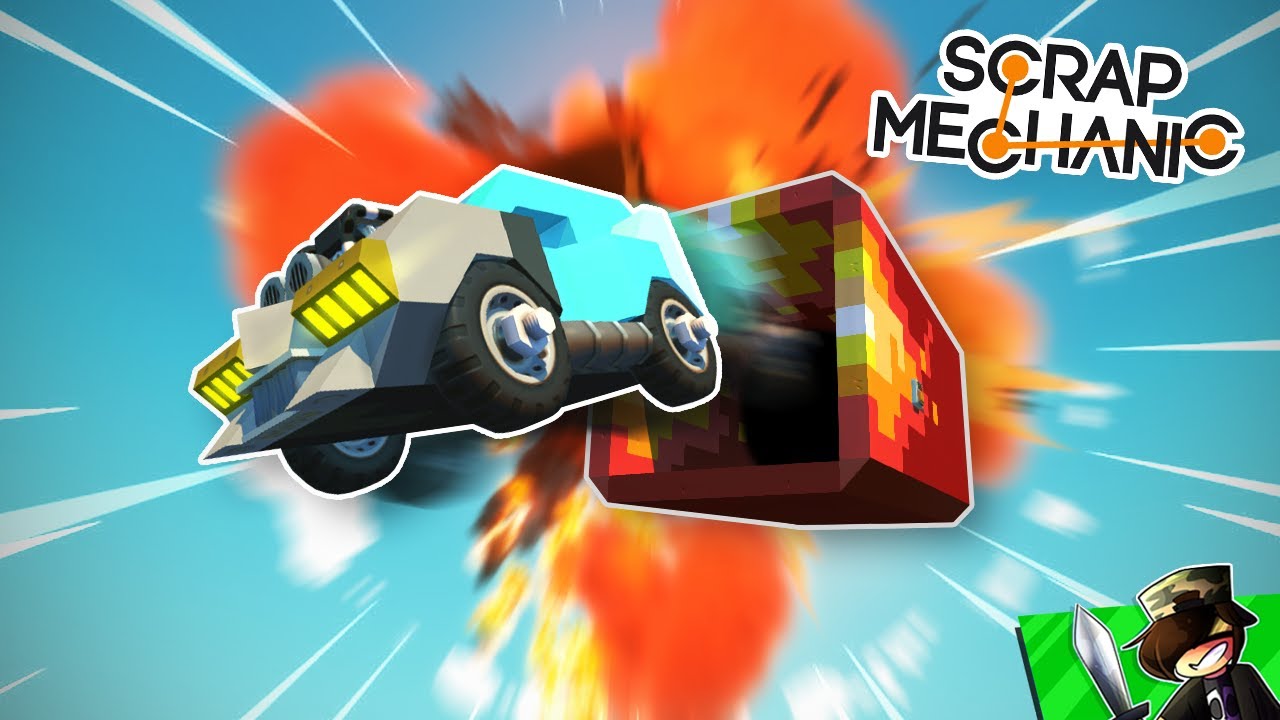 RAKÉTÁBÓL ROBBANÓ KISAUTÓK! - Scrap Mechanic vs VALÓSÁG 💥😲