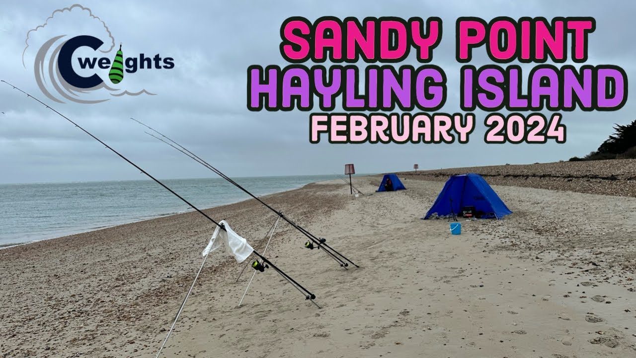 Winter Fishing at SANDY POINT - Hayling Island | Sea Fishing UK