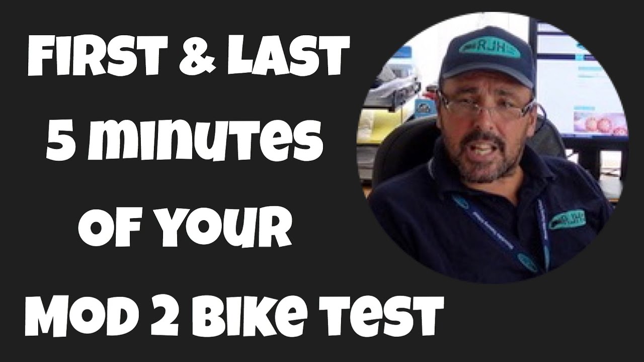 The First And Last 5 Minutes Of Your Motorbike Module 2 Test