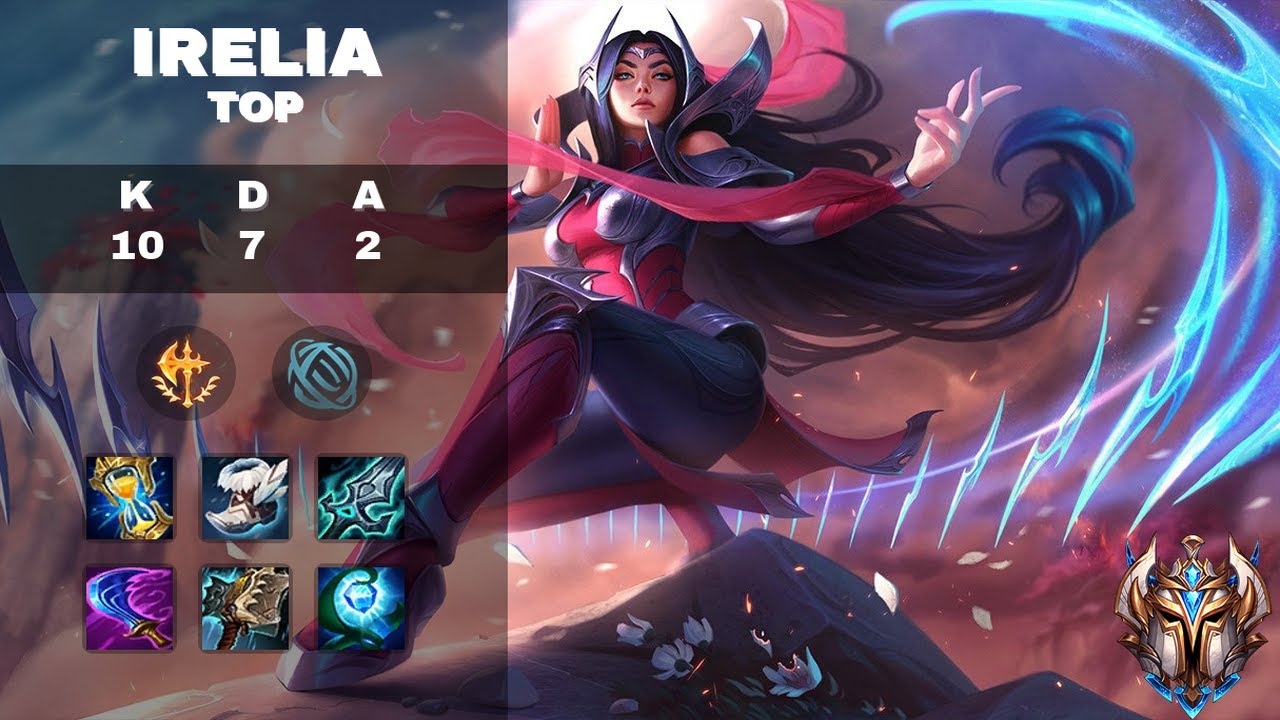 Top Irelia vs Karma - Challenger League of Legends Replay