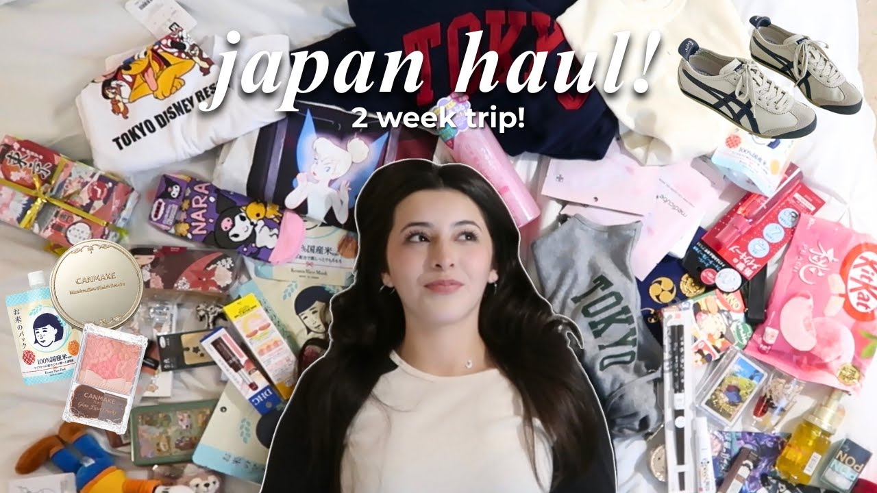 JAPAN HAUL (huge!) | what i got on my 2 week trip to tokyo & kyoto!