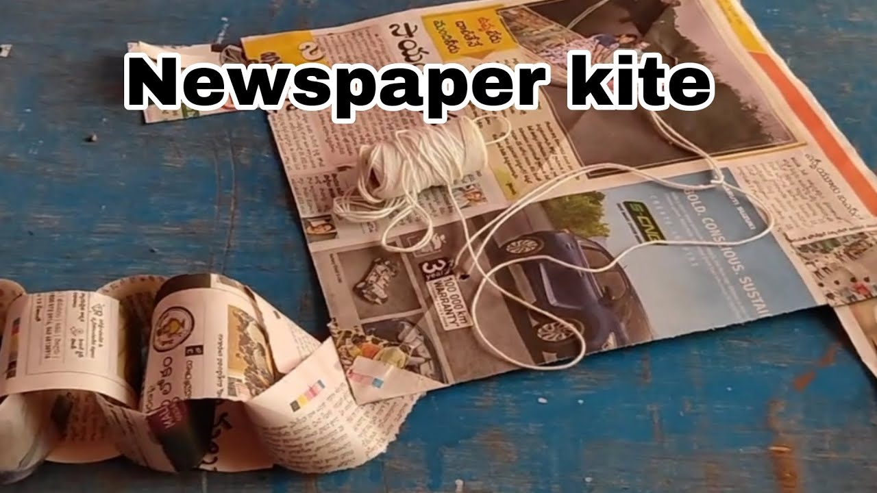 Newspaper kite 👌🏻👍🏻🪁#share #drawing #like #short #subscribe #shorts #youtubeshorts
