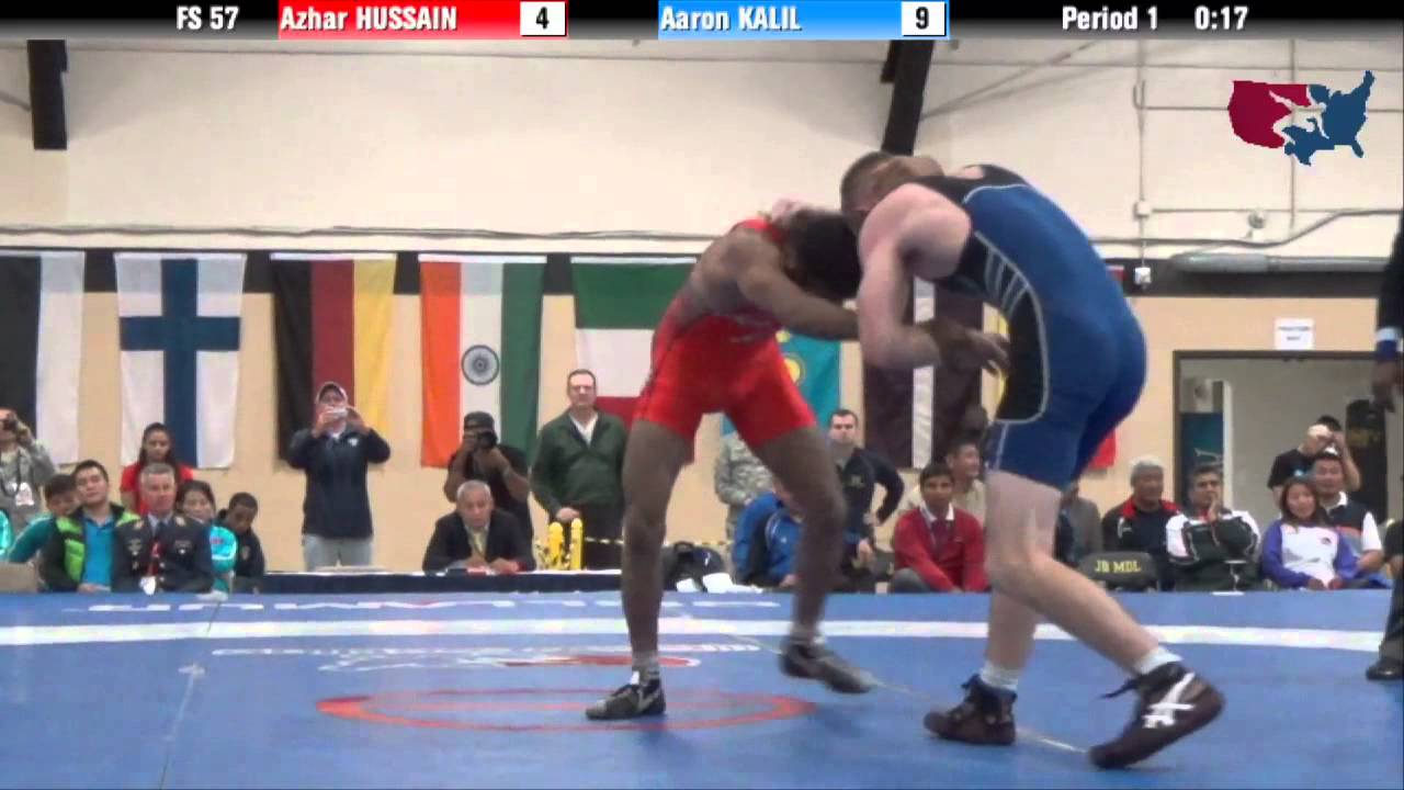 57 KG Bronze - Azhar Hussain (PAK) vs Aaron Kalil (USA)