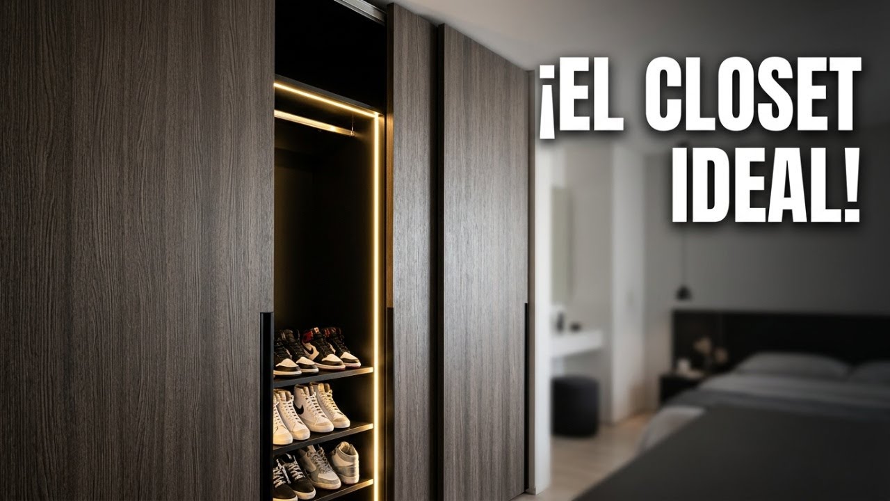 Closets en diseños modernos.