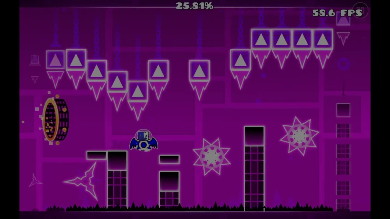 Geometry Dash On Kindle Fire HD Gameplay
