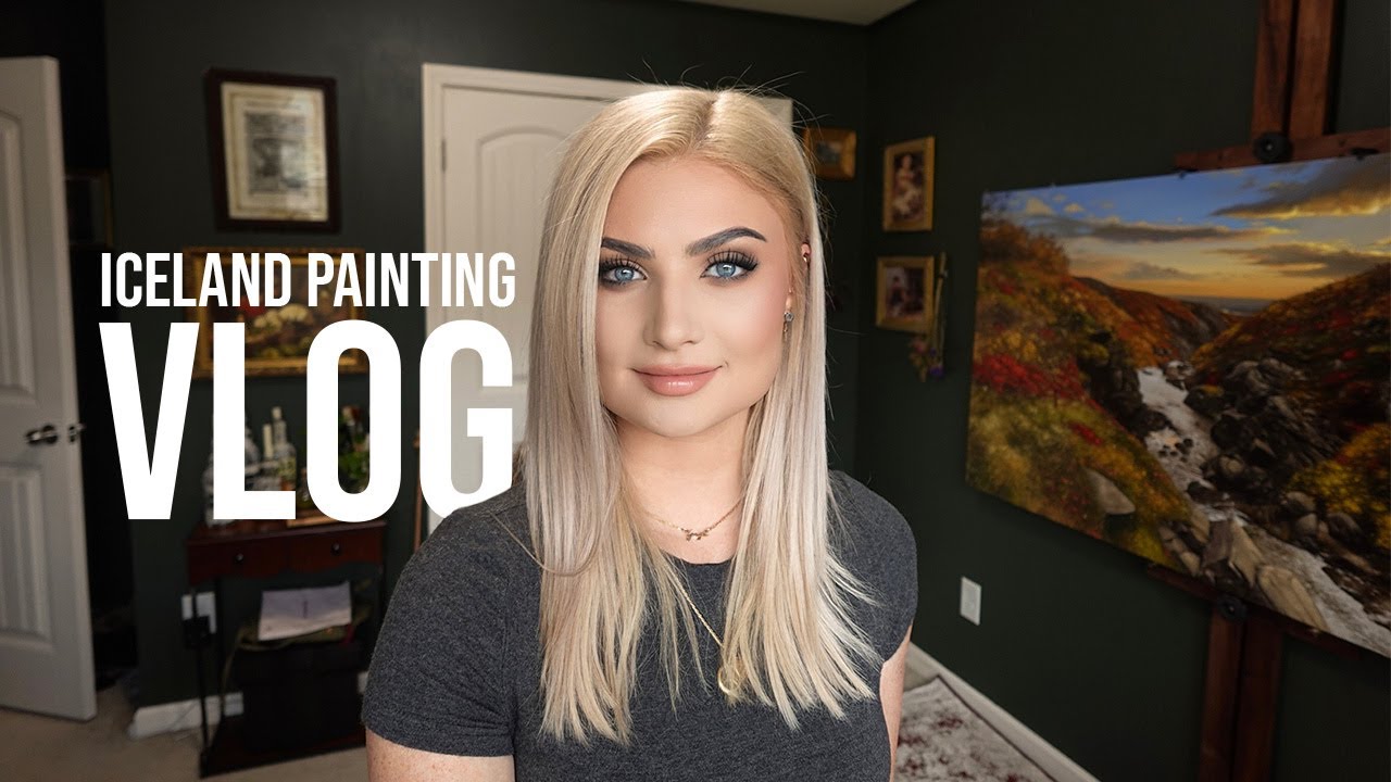 Iceland painting and life updates | VLOG
