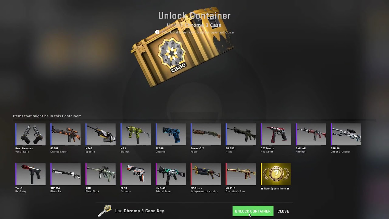 Chroma 3 Case Knife Unboxing!!