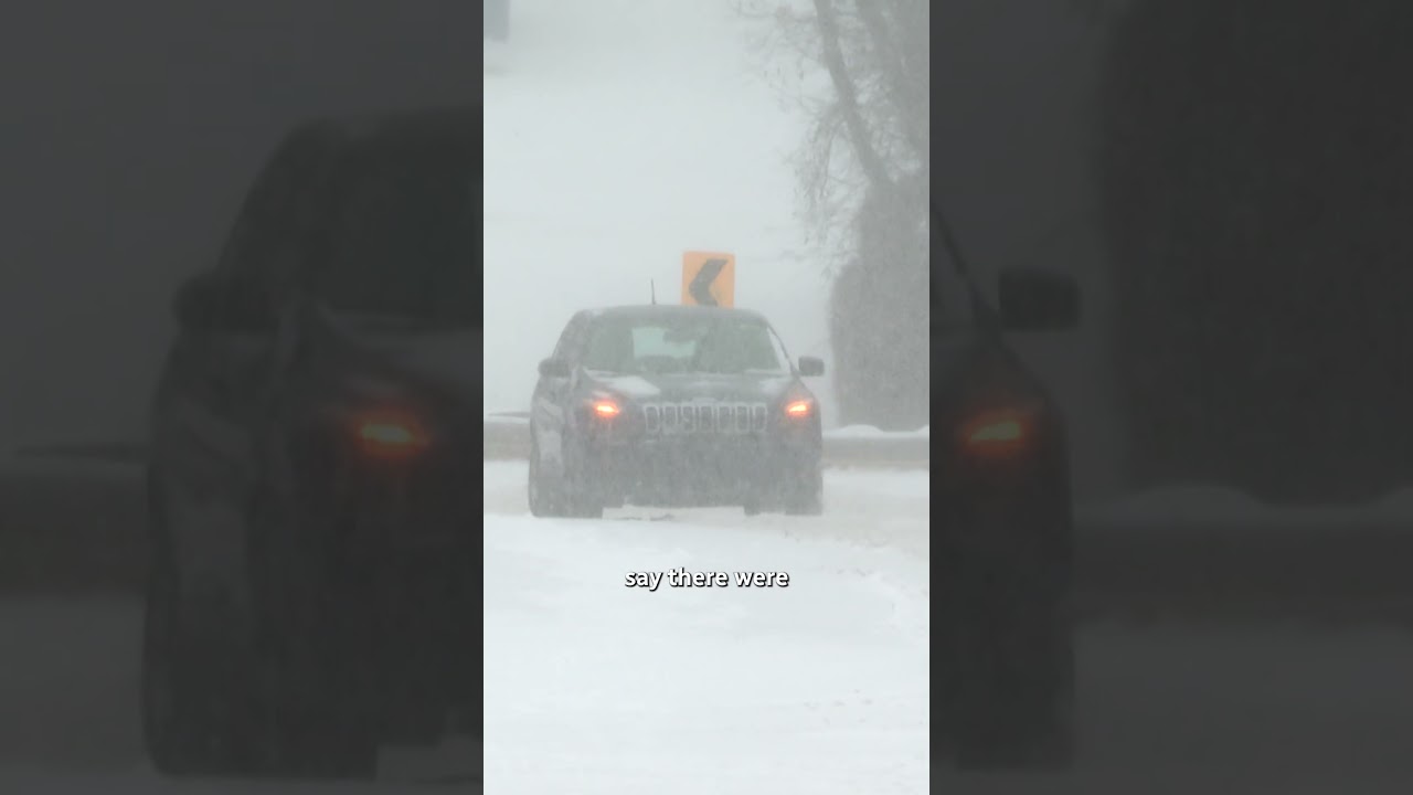 Snow and strong wind hit Calgary