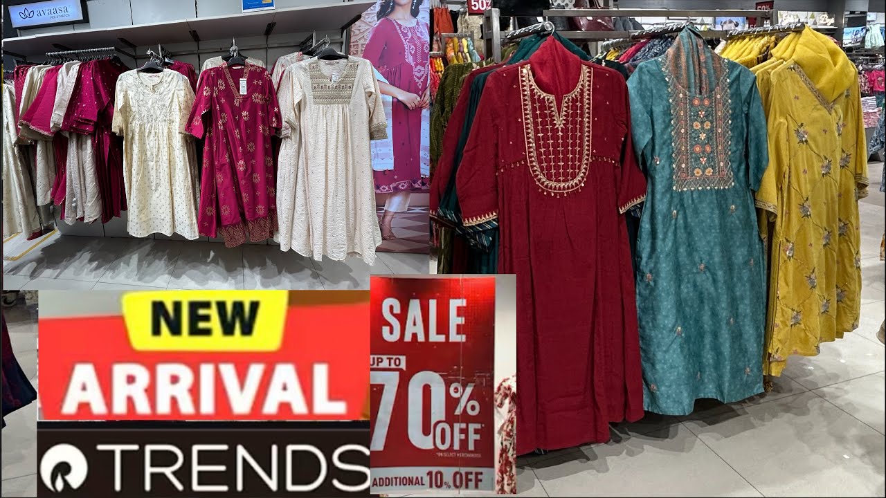 🤩Reliance trends new collections new offers/ dailywear kurthas /office wear kurtis/ collegewear 