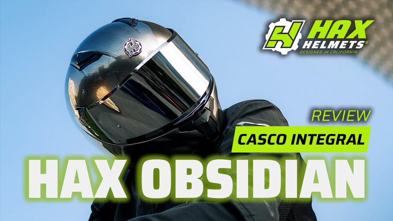 Hax Obsidian REVIEW ¡El mejor casco integral doblemente certificado!