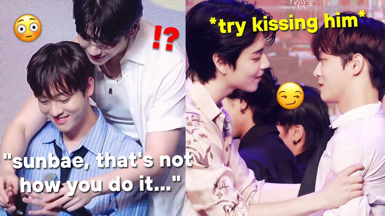 Just Joowan FLIRTING with Taevin during Fanmeeting