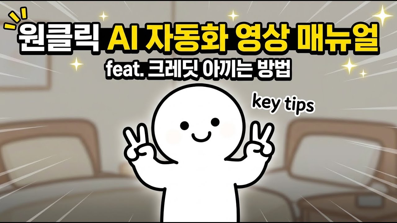 롱폼 원클릭 AI 영상 자동화 에이전트 사용방법 매뉴얼 (크레딧 아끼는 방법)