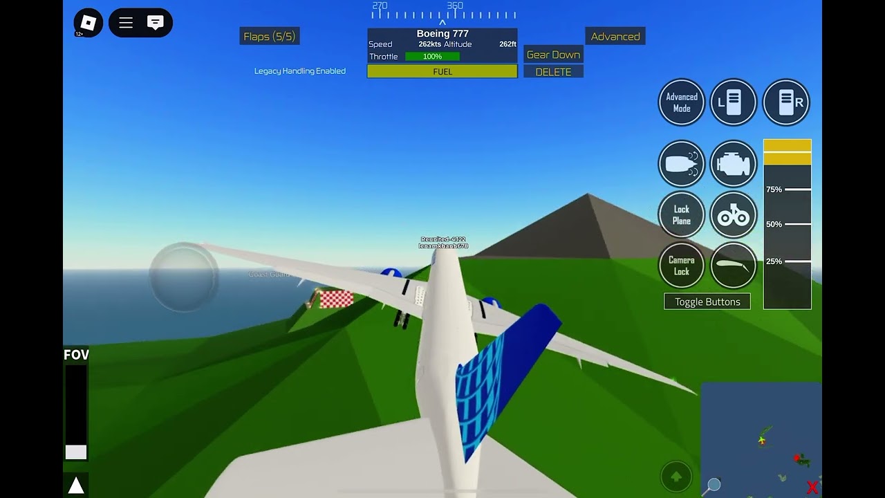 Butter landing 